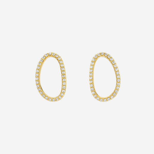 Earrings Lovely Oasis Gold Brass