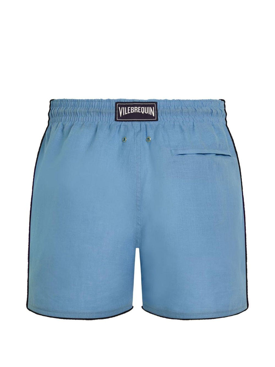Swim Shorts Mallorca Blue Linen Suits