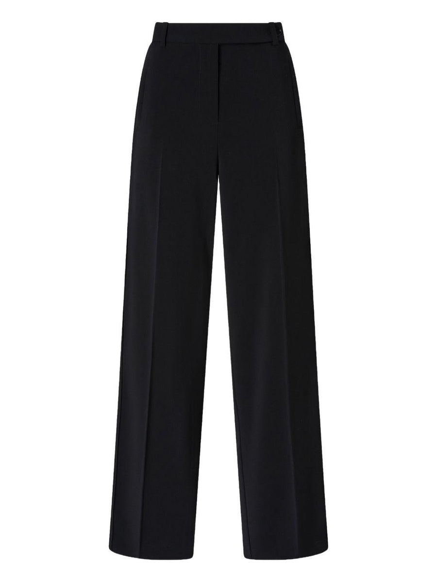 Trousers Black Polyester