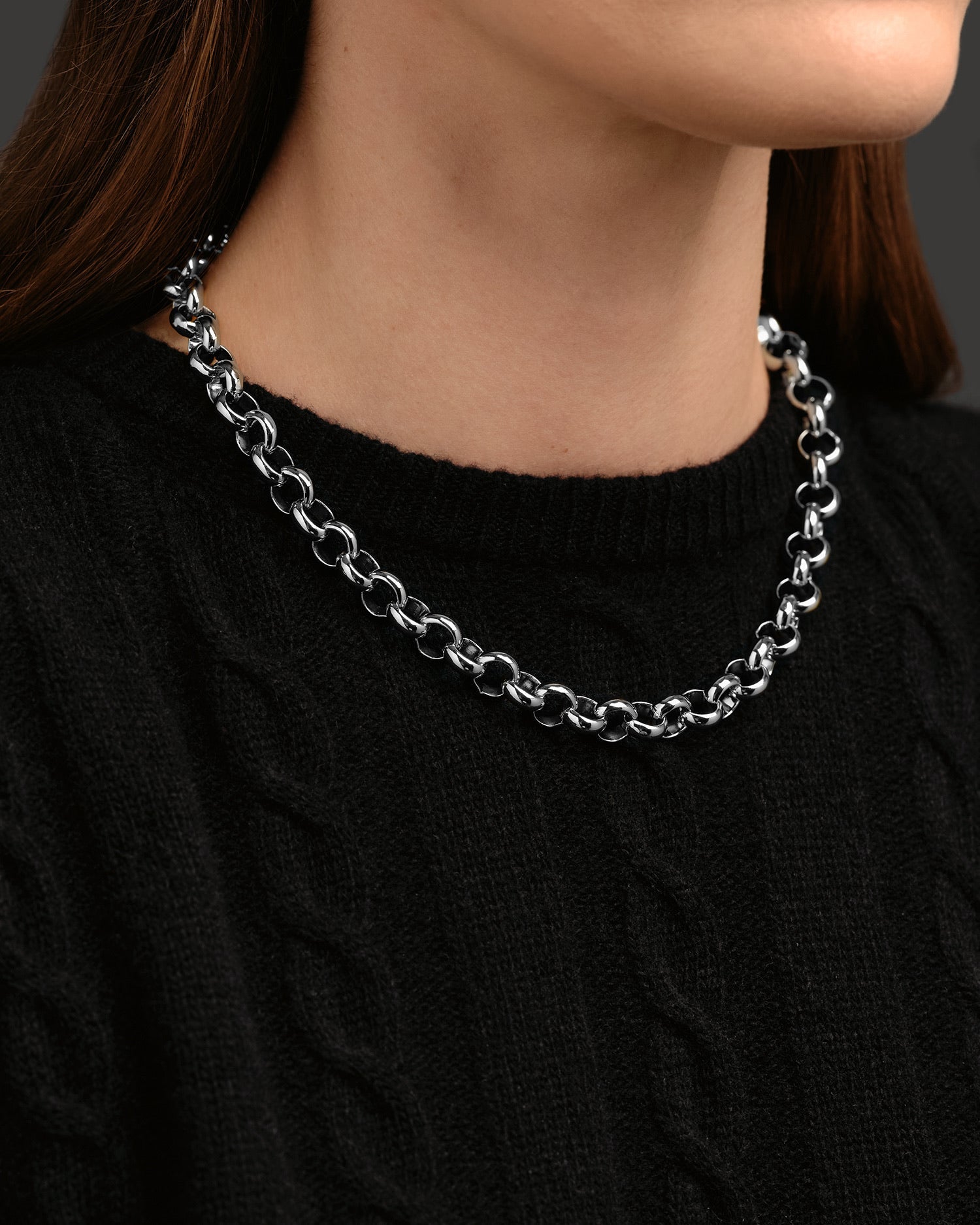 Lace Irma Silver Necklaces