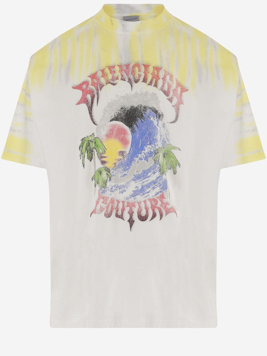 Cotton T-Shirt Tie-Dye Multicolour T-shirts