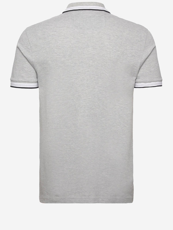 Polo Shirt Piqué Cotton Grey