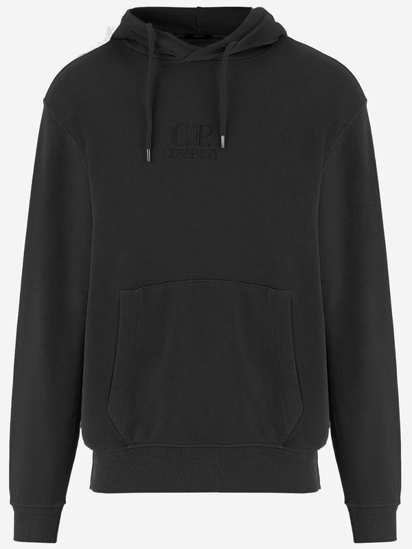 Cotton Sweatshirt With Logo Black Sweatshirts
