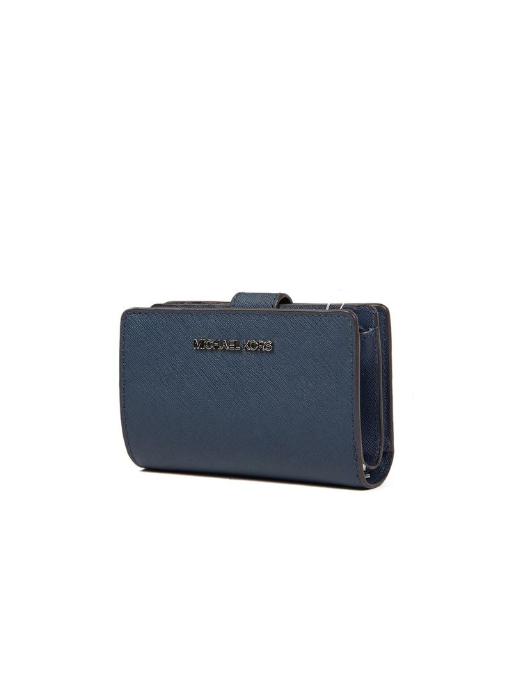 Michael Kors 100% Leather wallet in navy