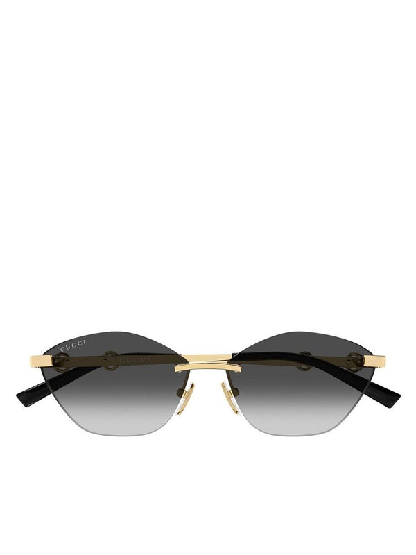 Gucci GG2050S Metal frame sunglasses in gold