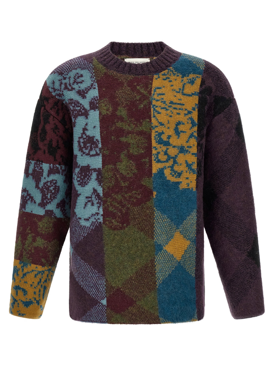 Multicolor Wool Cardigan Clothing