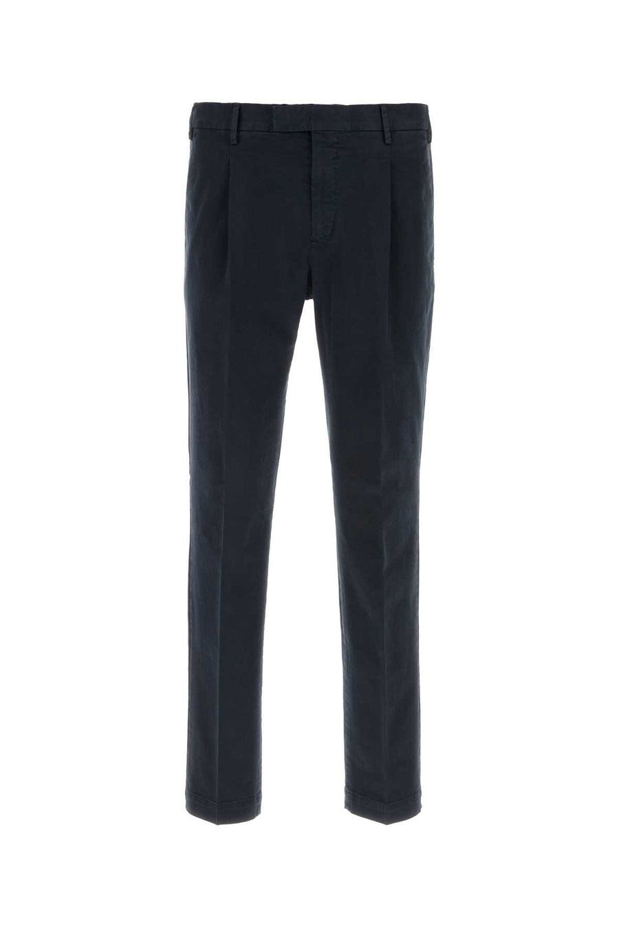 Midnight Blue Stretch Cotton Pant Exterior: Elastane Pantaloni