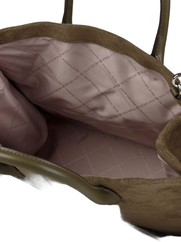 Michael Kors 100% Suede tote bag in olive