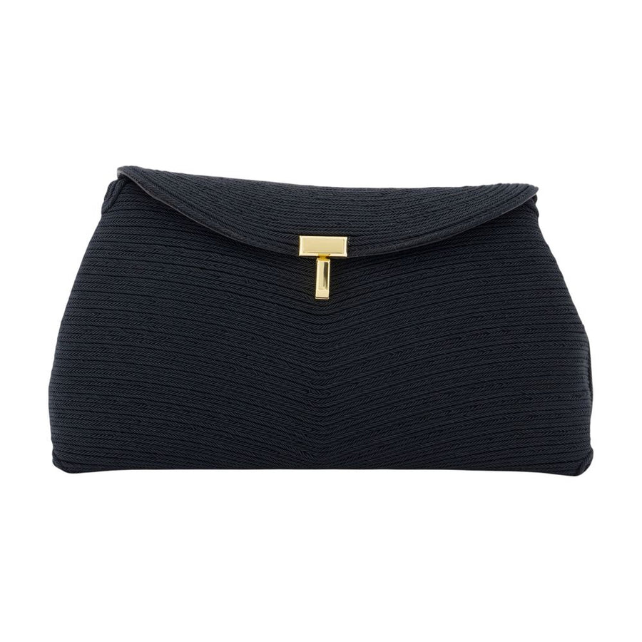 Toteme Canvas clutch in black