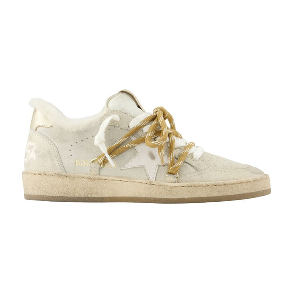 Golden Goose Deluxe Brand cowhide sneaker in beige