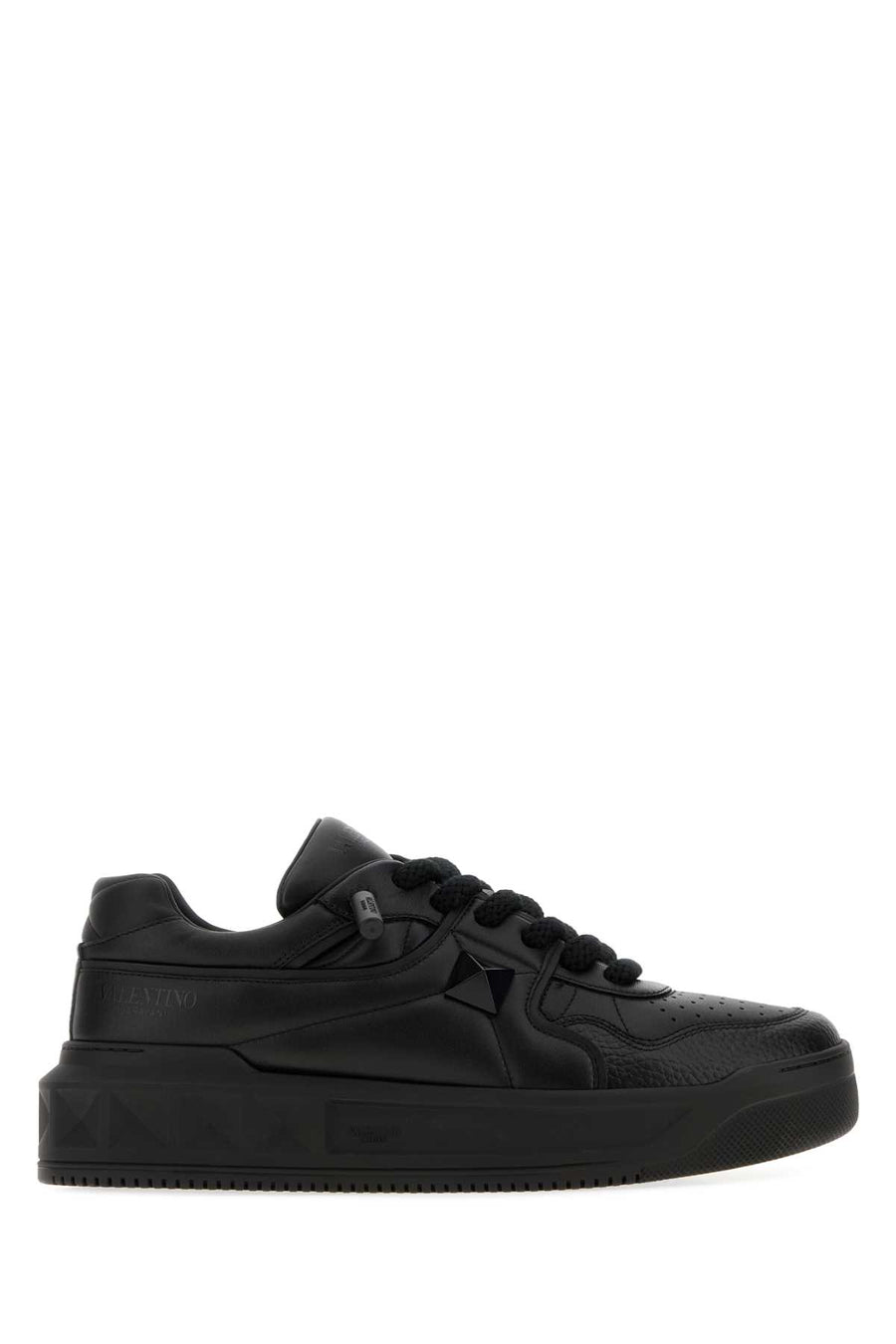 Black Nappa Leather One Stud Xl Sneakers Neroalcampione