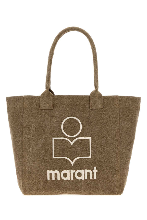Mud Cotton Small Yenky Shopping Bag Darkkhaki Exterior: Borse A Mano