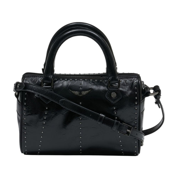 Zadig & Voltaire Calfskin top handle bag in black
