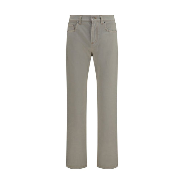 Versace 99% Cotton jeans in beige