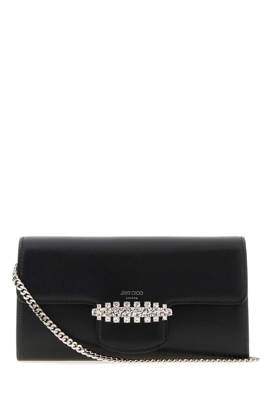 Black Leather Bing Wallet Blacksilver Borse A Mano