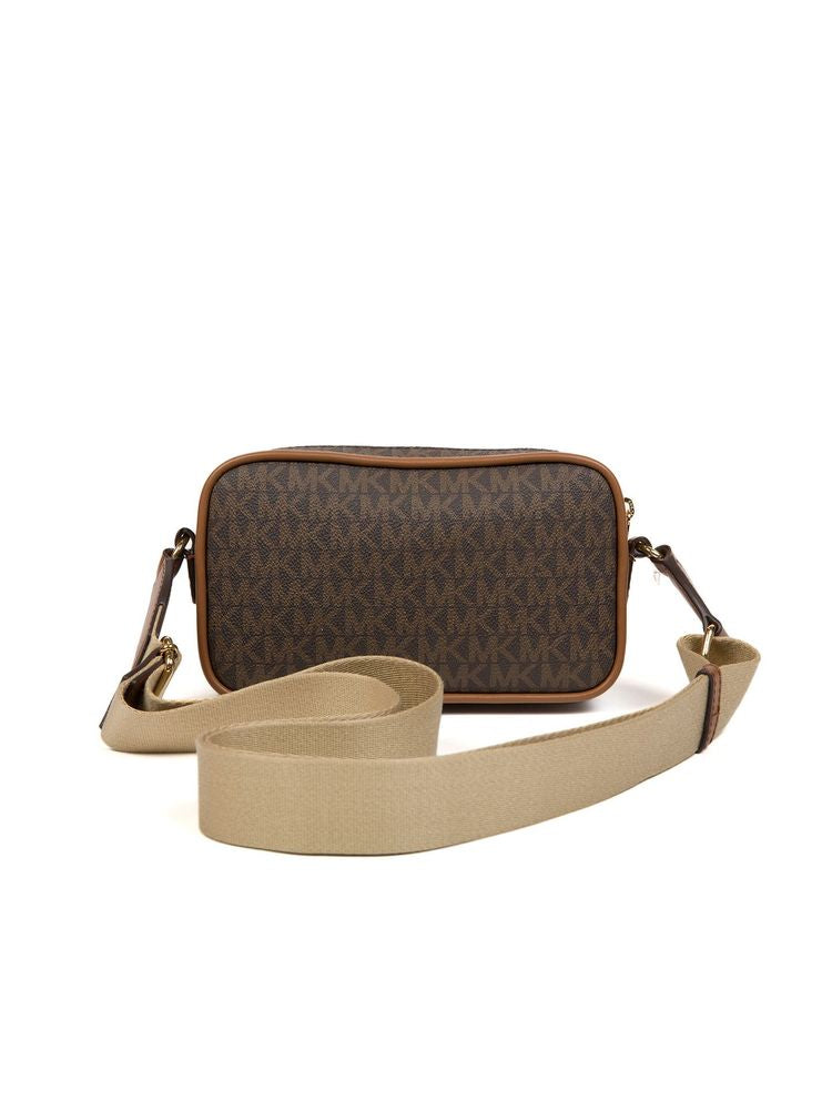Michael Kors 89.4% Coated Canvas crossbody bag in brown
