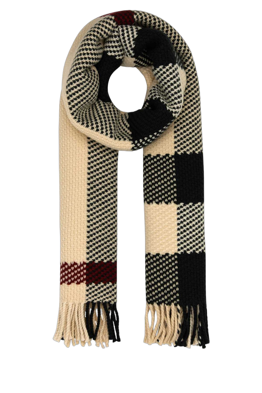 Burberry 100% Wool scarf in beige