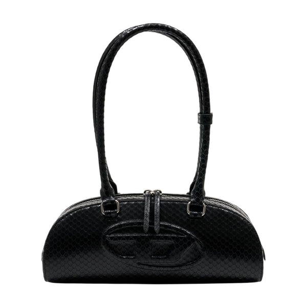 Diesel Cowhide shoulder bag in black