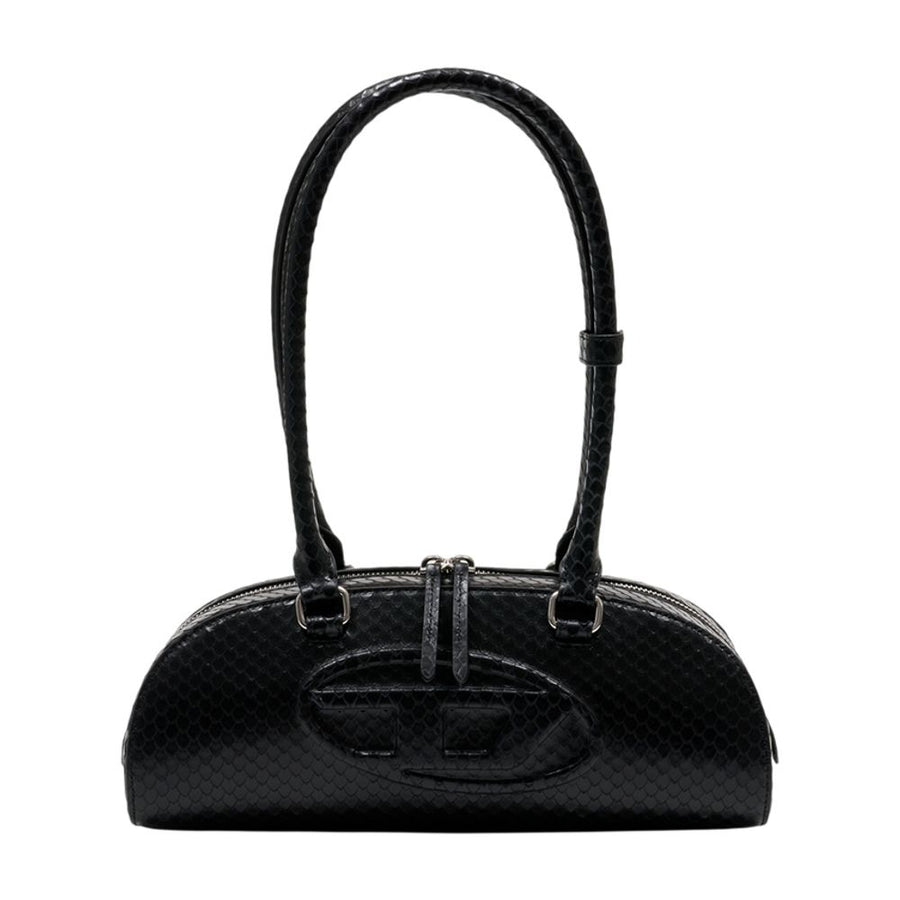 Diesel Cowhide shoulder bag in black