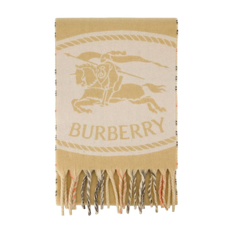 Mu Knight St To Chck Scarf - Burberry Cashmere Beige Accessories /