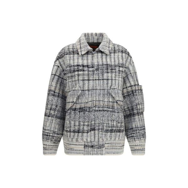 Missoni 86% Merino Wool jacket in gray