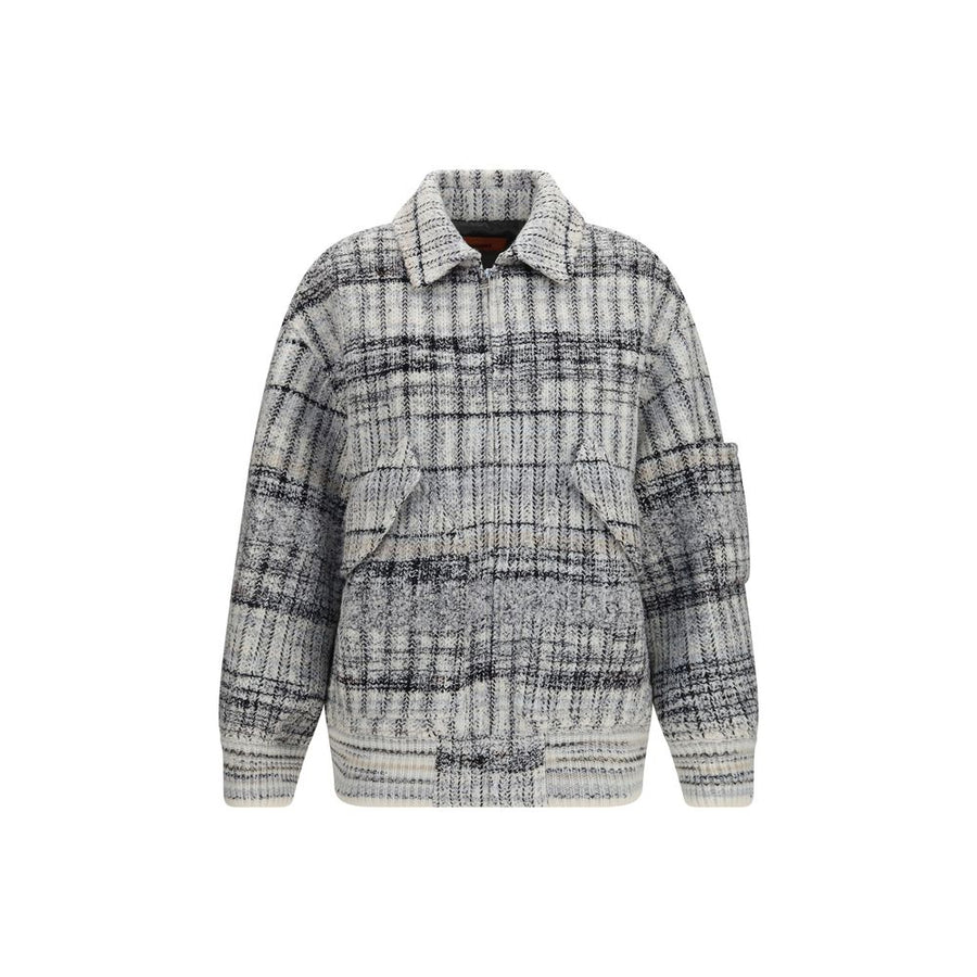 Missoni 86% Merino Wool jacket in gray
