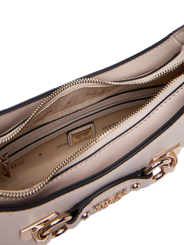 Guess 100% Polyurethane shoulder bag in beige