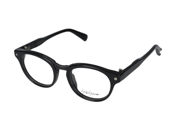 Yohji Yamamoto YY037 Titanium eyeglasses in black