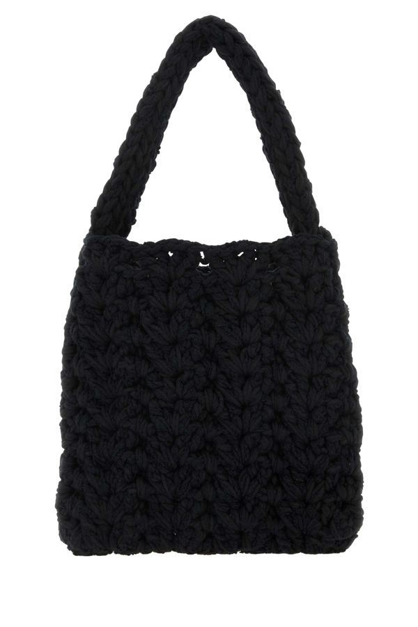 Marco Rambaldi 70% Cotton shoulder bag in black