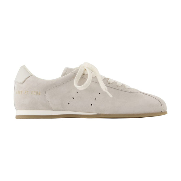 Common Projects Suede flat in white