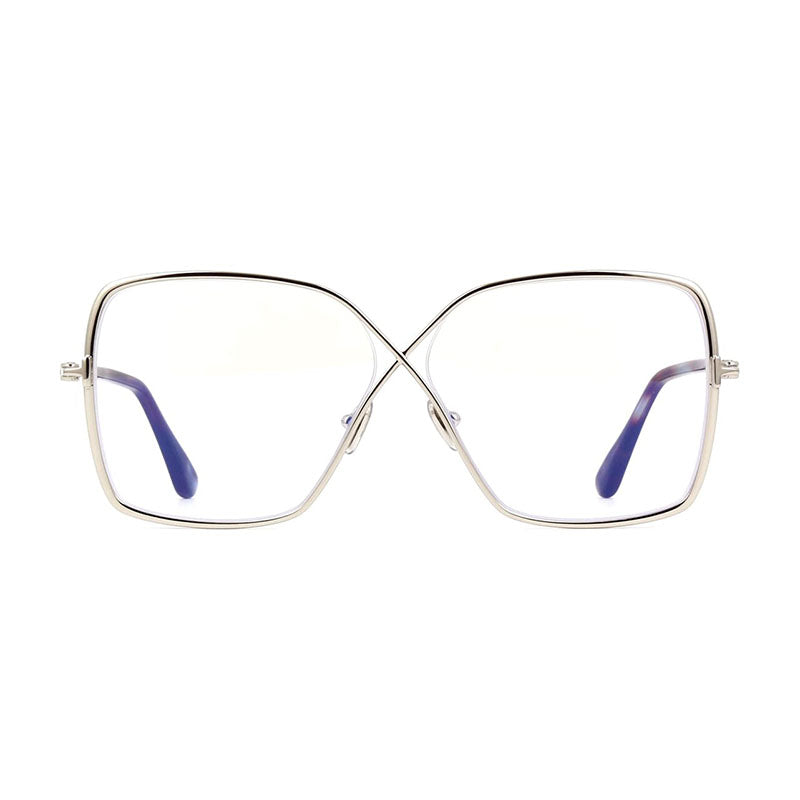 Tom Ford FT5841-B016 Palladium frame eyeglasses in silver