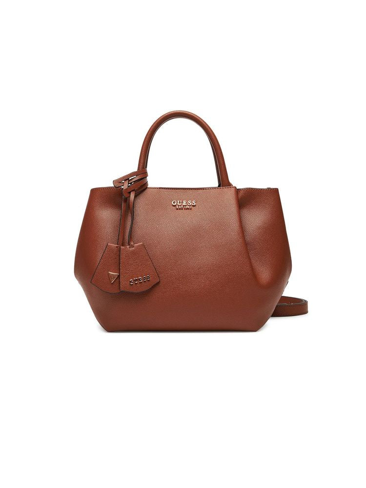 Guess 100% Polyurethane shoulder bag in cognac