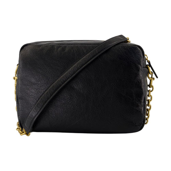 Balenciaga Calfskin shoulder bag in black