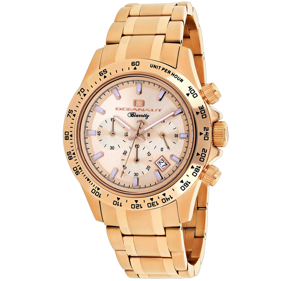 Oceanaut Stainless steel case watch in rose gold