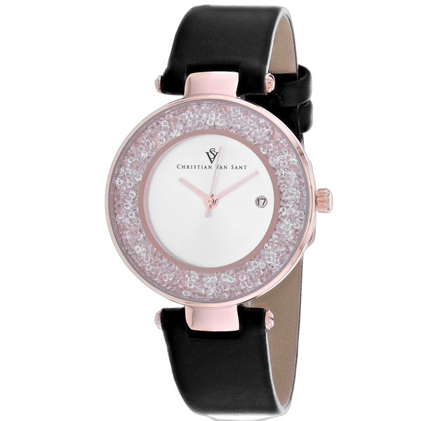 Christian Van Sant Stainless steel case watch in rose gold