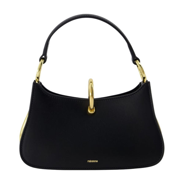 Rabanne Calfskin shoulder bag in black