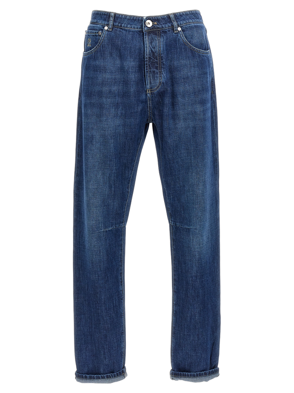 Brunello Cucinelli 100% Cotton jeans in blue