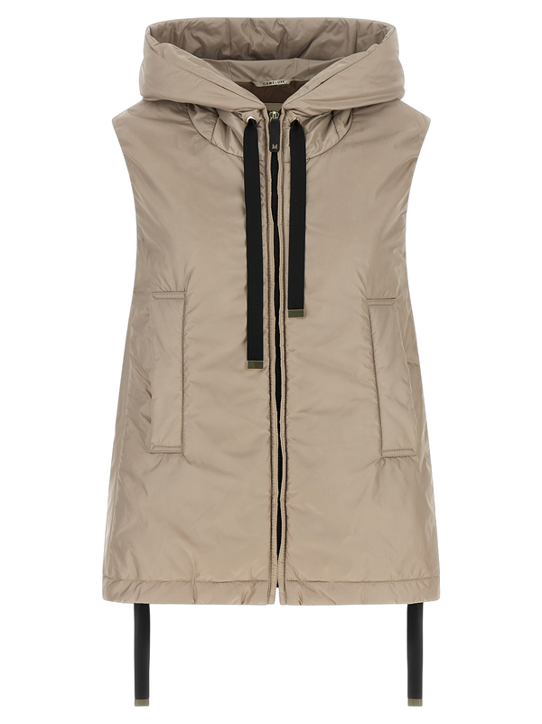Max Mara 100% Polyester vest in beige
