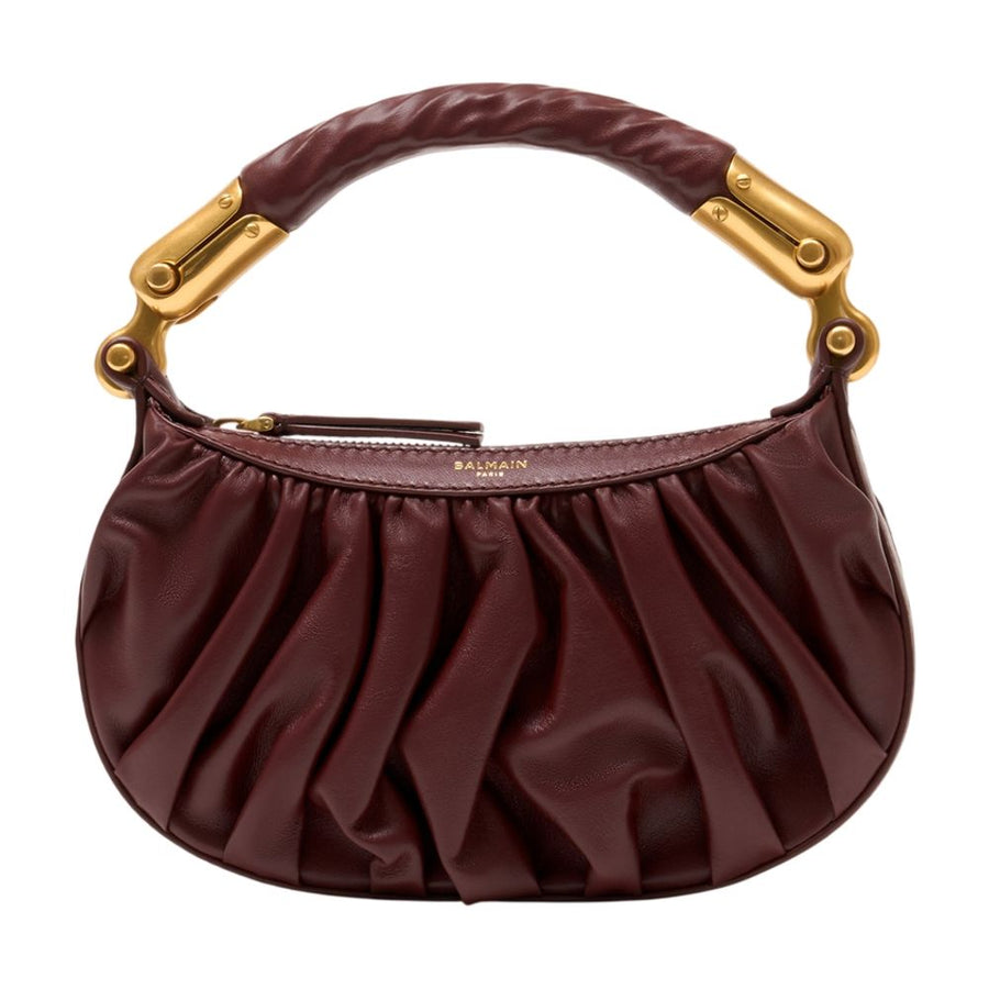 Balmain Calfskin mini bag in brown