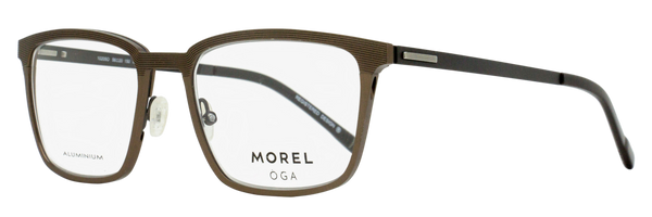 Morel Oga Arvika Eyeglasses 10205o Mg12 Brown-Black 56mm Brown/black Aluminum/plastic (acetate)