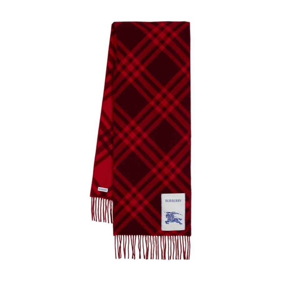 Burberry cashmere scarf in red