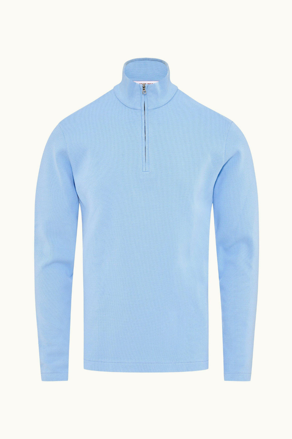 Orlebar Brown 69% Recycled Polyester sweatshirt in blue