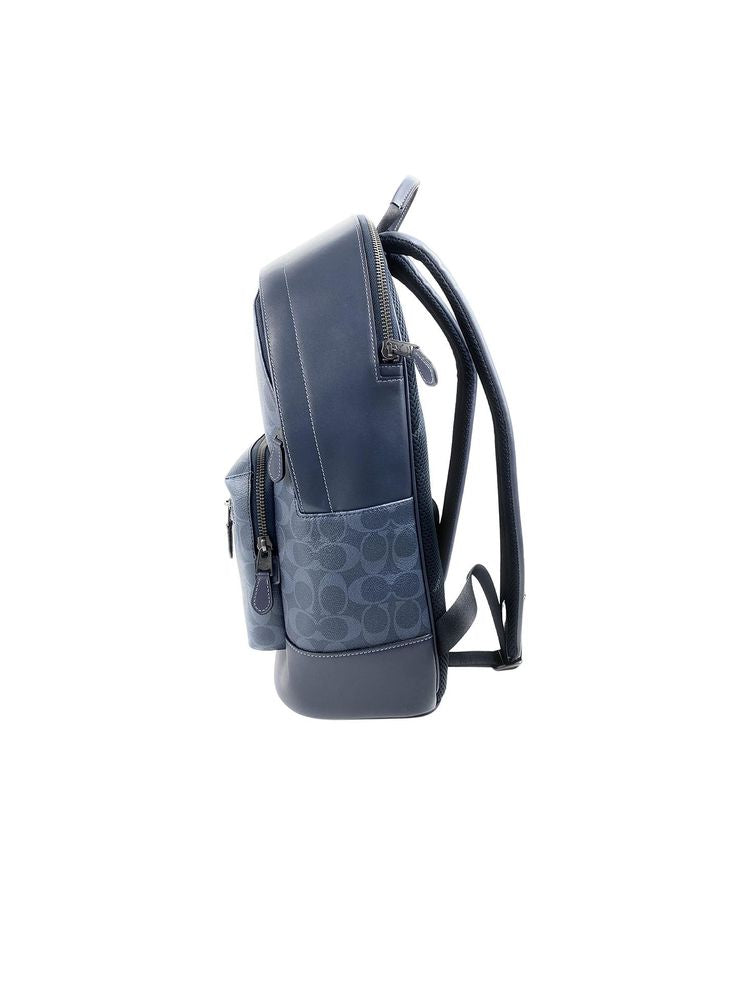 Coach 100% Cowhide backpack in navy