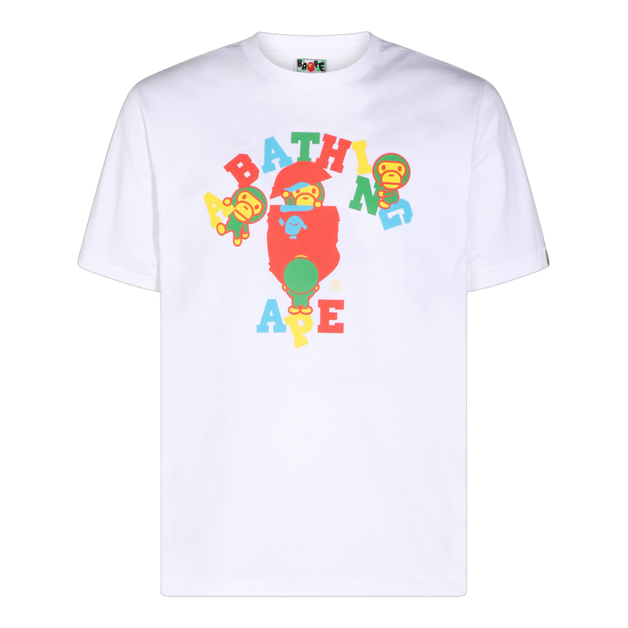 Bape 100% Cotton t-shirt in white