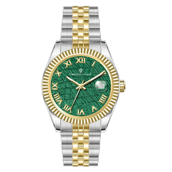 Christian Van Sant watch in green