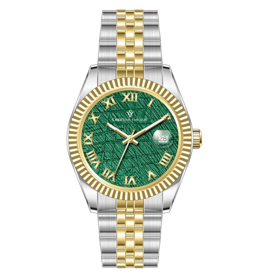 Christian Van Sant watch in green