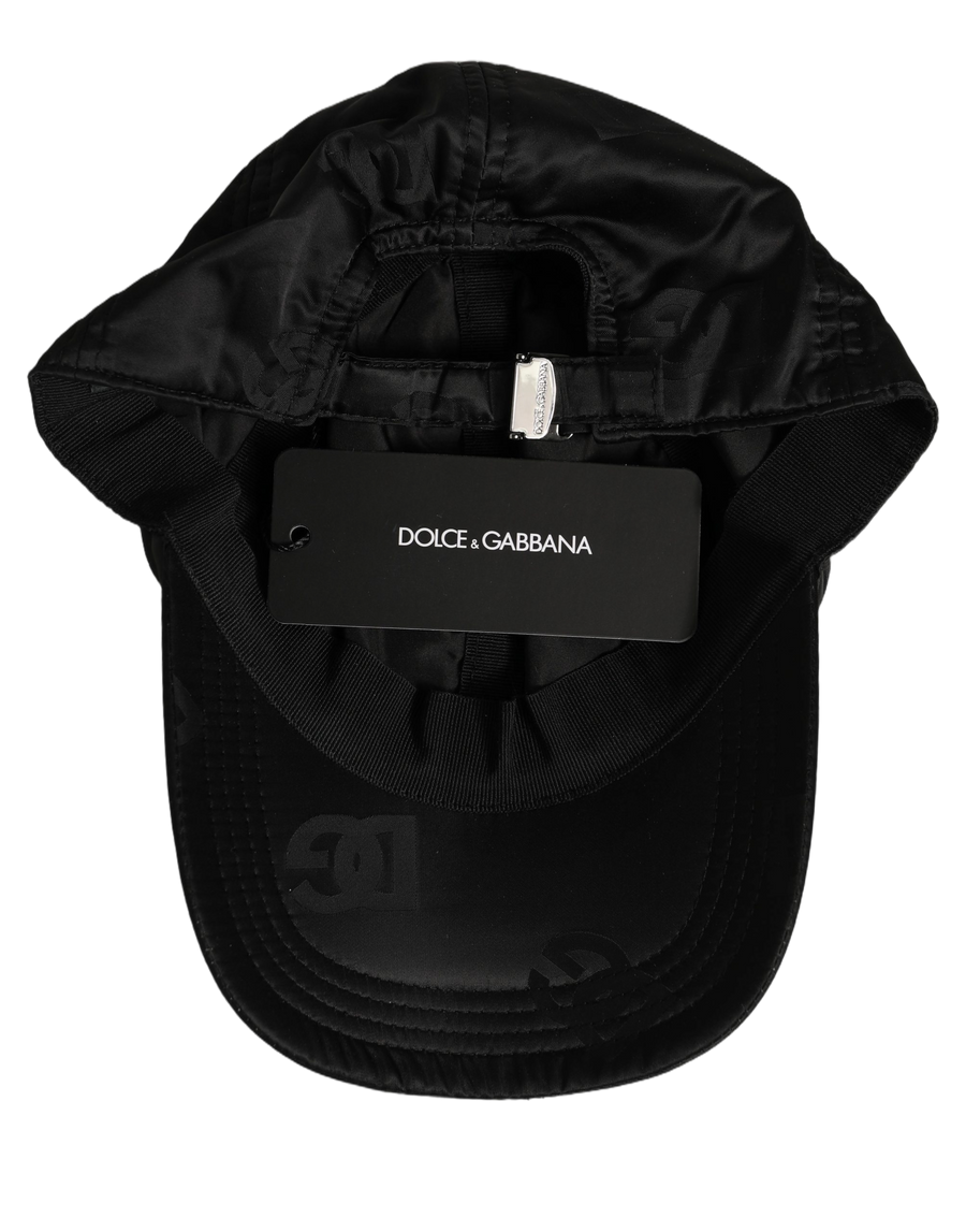 Dolce & Gabbana HAT10094 100% Nylon baseball cap in black