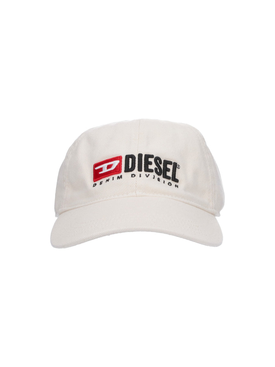 Diesel A11356 100% Cotton baseball cap in white