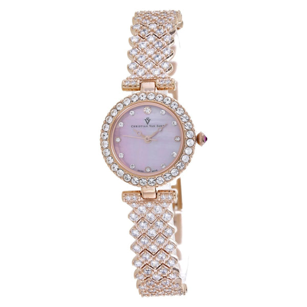 Christian Van Sant Stainless steel case watch in rose gold