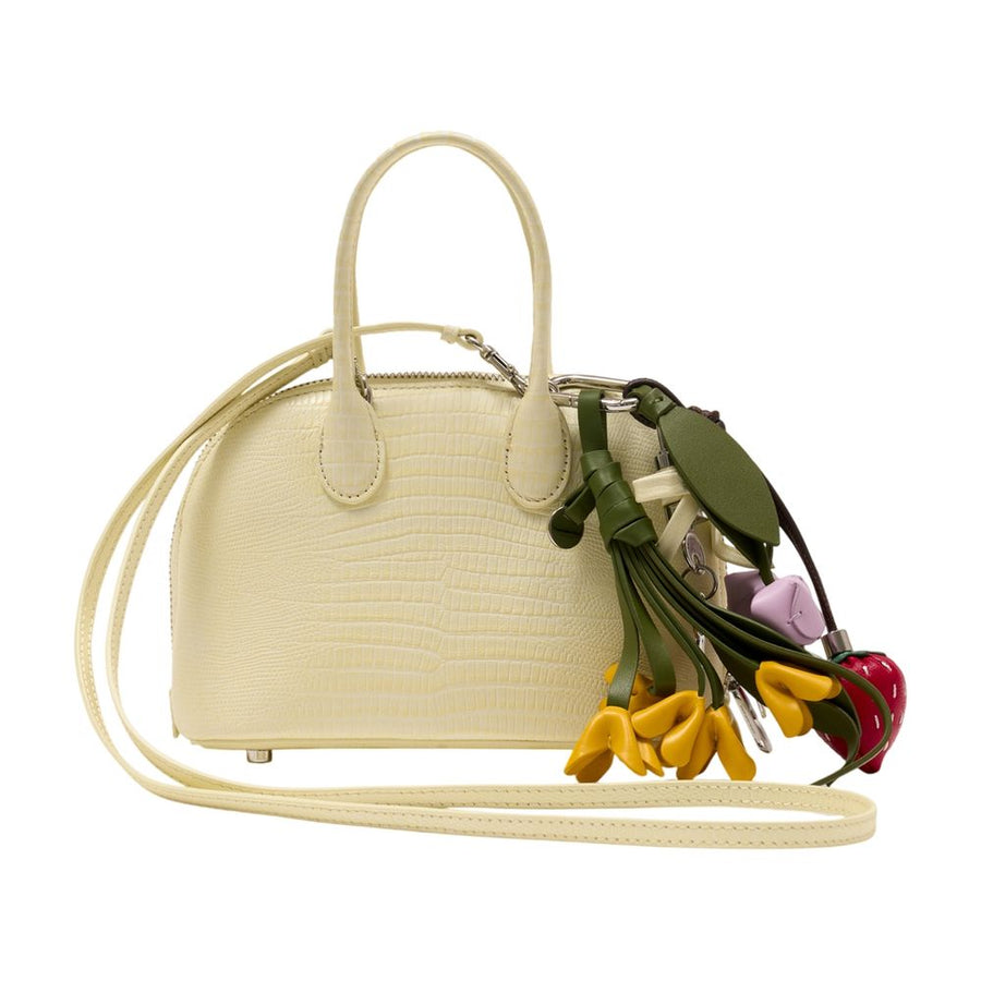 Self-Portrait Calfskin mini bag in yellow